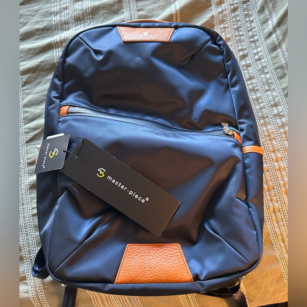 Master-Piece SSense Progress Navy Backpack